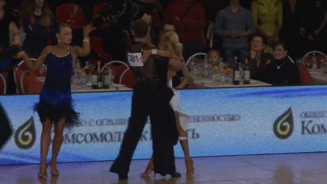 Armen Tsaturian - Svetlana Gudyno, 1/8 Samba смотреть онлайн