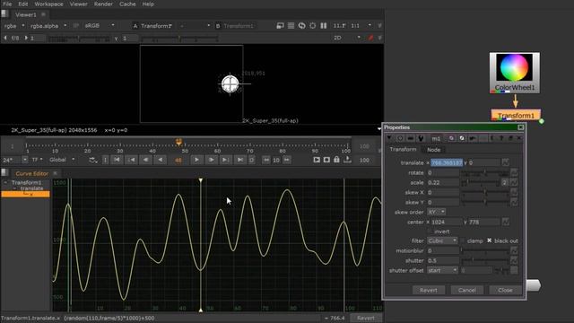 Nuke tutorial - expression 'Random' смотреть онлайн
