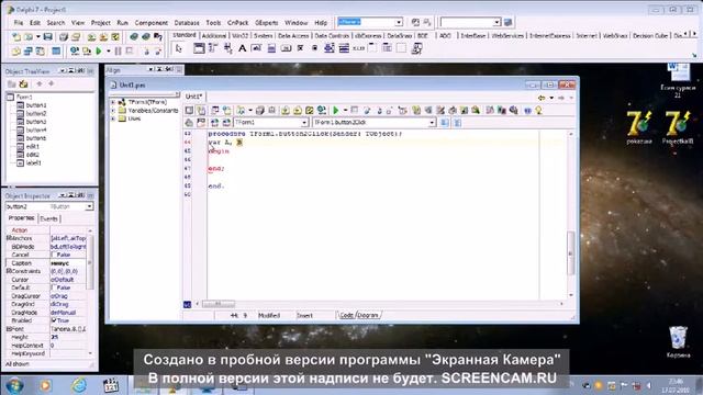 Как сделать Простейший калькулятор в делфи?
