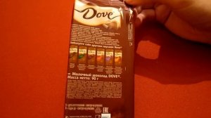 DOVE - ОБЗОР МОЛОЧНЫЙ ШОКОЛАД