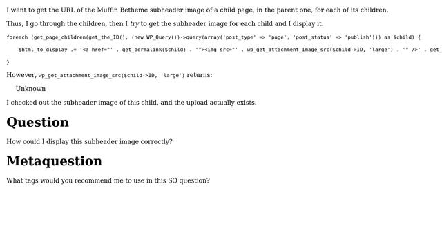 Wordpress: WordPress Betheme: Unkown subheader image of a child page смотреть онлайн