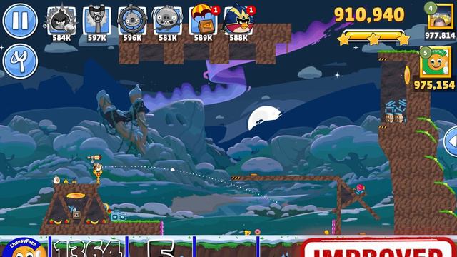 IMPROVED SCORE POWER-UP for Level 5 in Angry Birds Friends Tournament 1364 смотреть онлайн