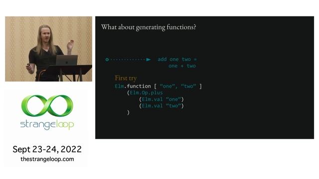 "CodeGen with Types, for Humans, by Humans" by Matthew Griffith (Strange Loop 2022) смотреть онлайн
