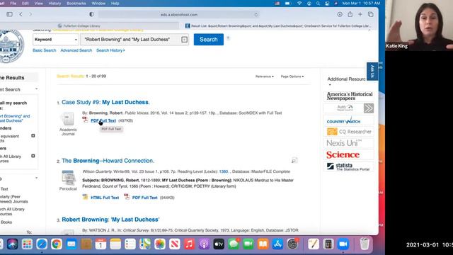 ENGL 102 (And All Classes): How to Research Using the Library Website смотреть онлайн