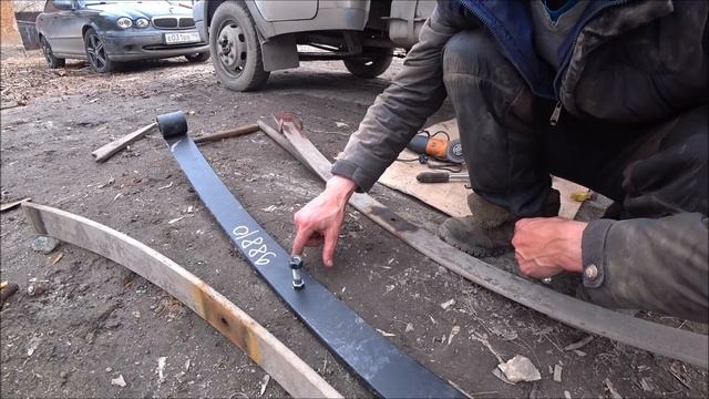 Установка и усиление задней рессоры на газель смотреть онлайн