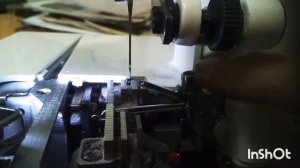 Бытовой оверлок JUKI. Установка и регулировка петлителей.