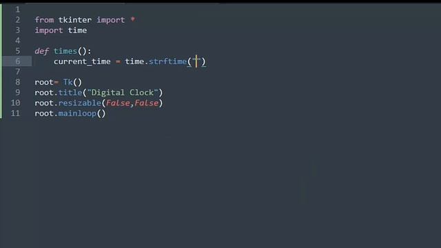 Digital clock using Tkinter and python 3.. смотреть онлайн
