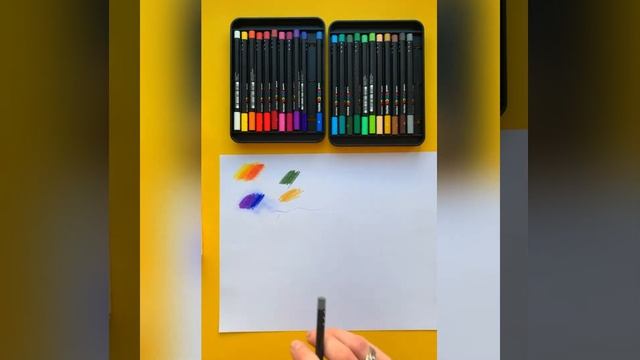 Обзор восковой пастели и линеров EMOTT от Uniball Posca. смотреть онлайн