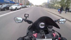 ШАШКИ НА МОТОЦИКЛЕ ПО ГОРОДУ!