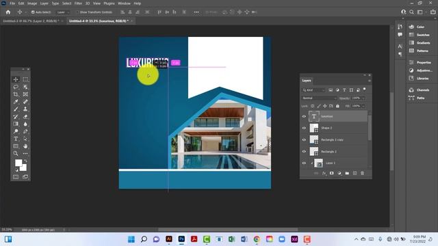 Real Estate Post Design in Photoshop - Photoshop Tutorial - Photoshop 2022 смотреть онлайн