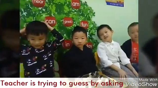 116- ESL flashcards game: Teacher try to guess the card смотреть онлайн