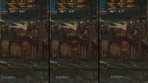 DDR4 2133 vs 3200 vs 4400 ram speed test in Games
