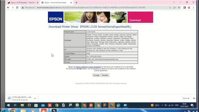 Why Can't I Head Clean My Printer? || Epson Printer Head Clean not Showing || L3150 Driver Install смотреть онлайн
