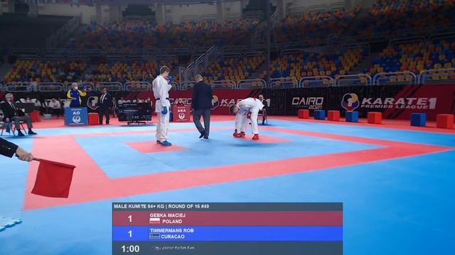 Karate1 Premier League Cairo | Male +84kg | WORLD KARATE FEDERATION смотреть онлайн
