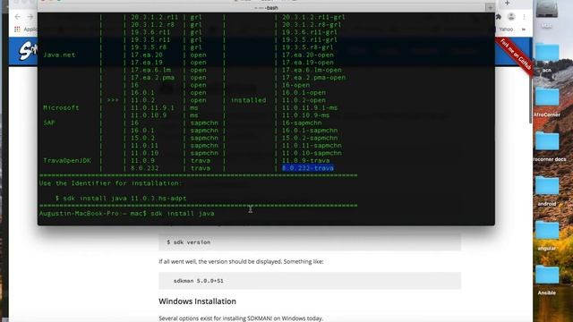 SDKMAN - Installer et gérer vos outils de développement смотреть онлайн
