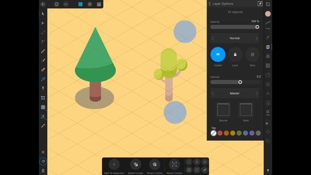Affinity Designer iPad - Isometric Tree Design (Isometric Assets) смотреть онлайн