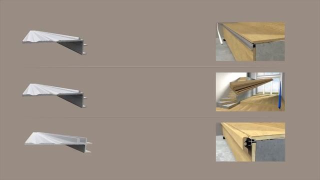 Ступени из ламината с профилем Quick Step Incizo Инцизо 5 в 1 1 смотреть онлайн