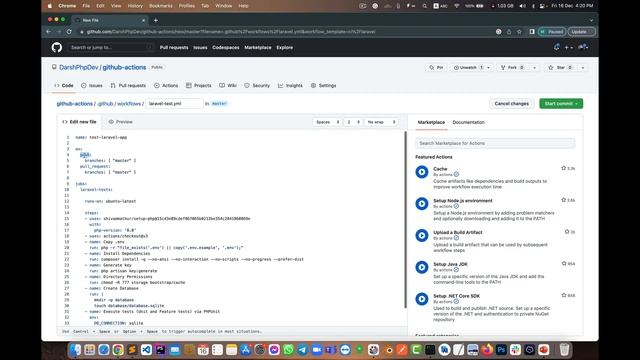 GitHub Actions & How to use with laravel смотреть онлайн