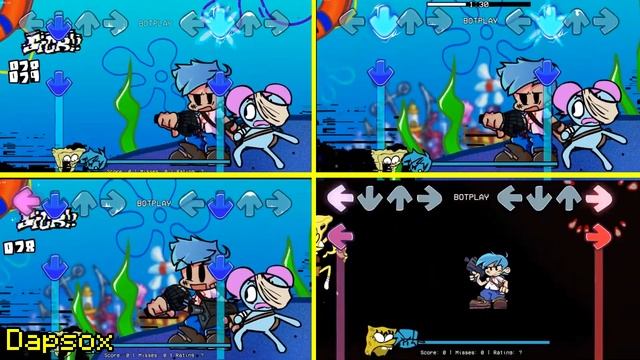 FNF VS PIBBY Spongbob OG VS OLD VS NEW FNF MODS (Come and Learning with Pibby) смотреть онлайн