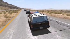 Crazy Police Chases #41 - BeamNG Drive Crashes | CrashBoomPunk