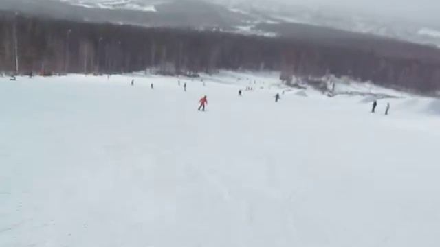 Никита горные лыжи "Волчиха" смотреть онлайн