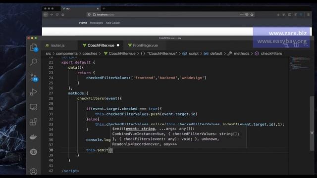 #10 Filter data in vuejs application | VueJS Beginner Tutorial | Vuex Beginner Tutorial смотреть онлайн