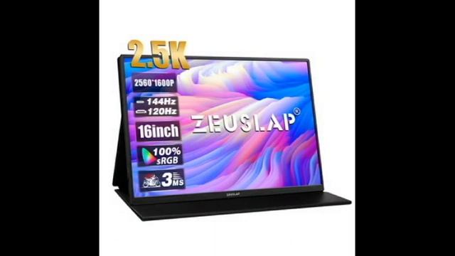 ZEUSLAP 16 2 5K 144hz Portable Monitor смотреть онлайн