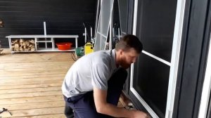 Правильная Москитная дверь! Как в Американских фильмах.