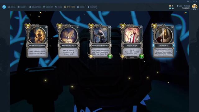 Gods Unchained - Opening 3 Card Packs After Server Error (Opponent failed to show up) смотреть онлайн
