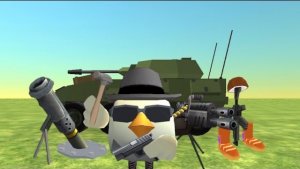 Чикен ган военные декорации