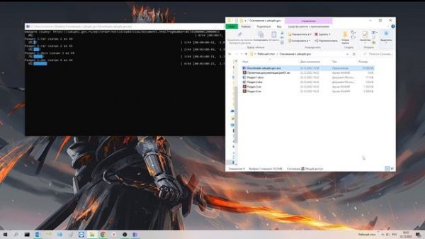 скачивание документов с сайта закупок (zakupki.gov.ru) Скачивание тендерной документации