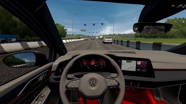 City Car Driving - Volkswagen Golf 8 R - Fast Driving смотреть онлайн