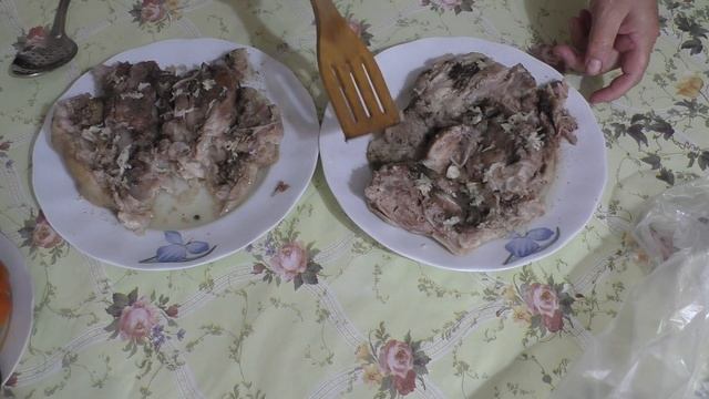 Лучший рецепт прессованного мяса из свиной рульки  Натуральное мясо без добавок и красителей!