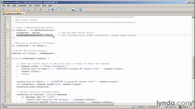HTML5 Tutorial for Power Users 14 Implementing Web Socket Server смотреть онлайн