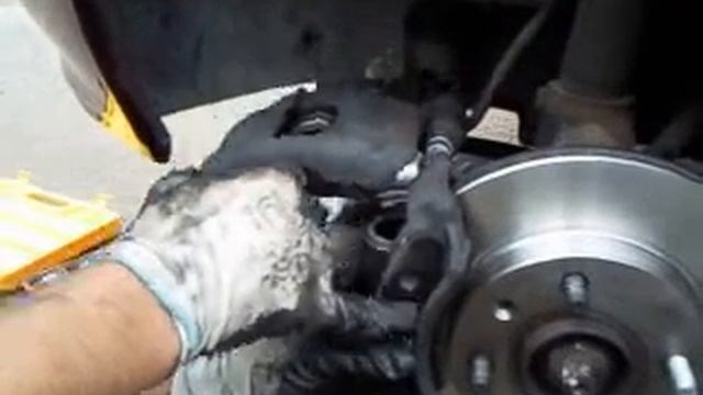 How to replace front brakes on Ford Escort part3 смотреть онлайн