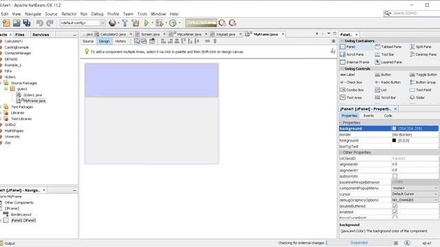 Java GUI - 14 Netbeans GUI Builder Tool {جافا بالعربى} смотреть онлайн
