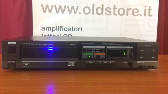 CEC 500CD - lettore CD vintage смотреть онлайн