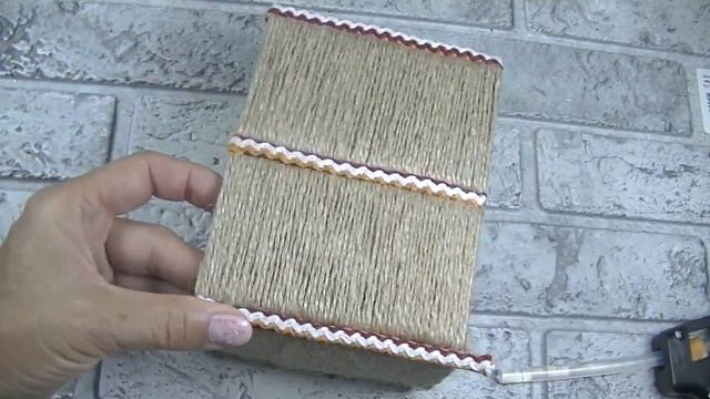 Полезный органайзер из ненужных коробочек и джута . смотреть онлайн