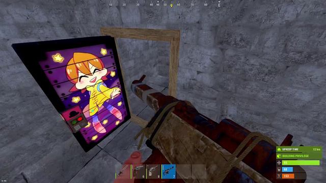Trap Base But the floor is a LAVA Pit - Rust смотреть онлайн