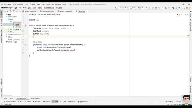 Android Studio Math Game App part 1 смотреть онлайн