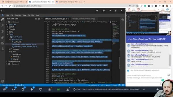 Quality of Service (QoS) in ROS2 | ROS2 Developers Open Class #138