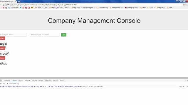 ReactJS \ React JS Tutorial For Beginners - #12 - Example Application 4 / 10 смотреть онлайн