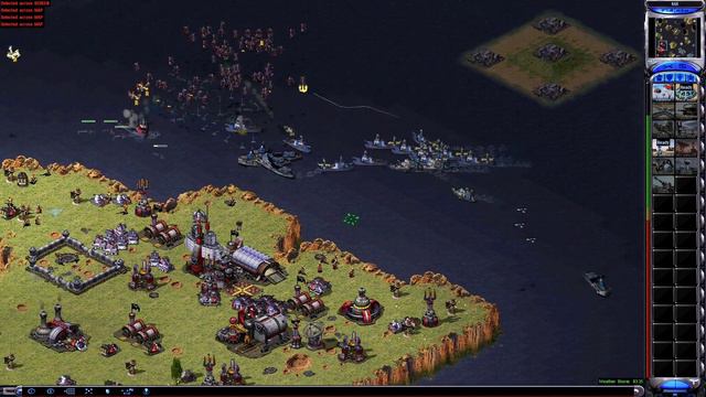 Red Alert 2 | cncnet | isolation map FFA with random players | gameplay смотреть онлайн