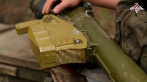 Боевая работа расчёта ПЗРК «Игла» в зоне спецоперации