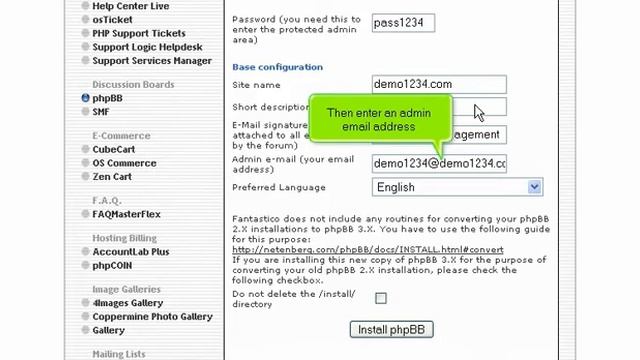 Installing phpBB forum смотреть онлайн