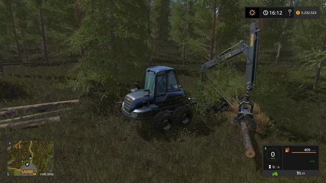 Farming Simulator 17 - Ponsse Bear Harvester смотреть онлайн