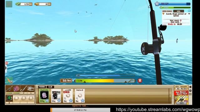 Морская рыбалка. Хорошая музыка. Присоединяйтесь. The Fishing Club 3D смотреть онлайн