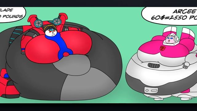 Weight gain sequence Feed the Fatty: Windblade vs Arcee смотреть онлайн