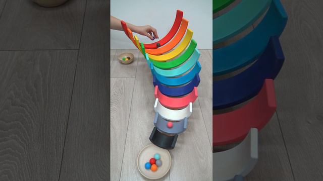 Colorful Marble run ASMR #dominogirl #asmr #colorful смотреть онлайн