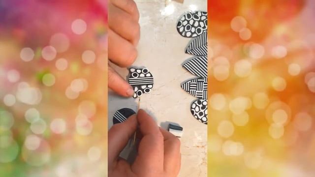 Мастер-класс «Изготовление украшения «Домино» из полимерной глины». Часть 2. смотреть онлайн